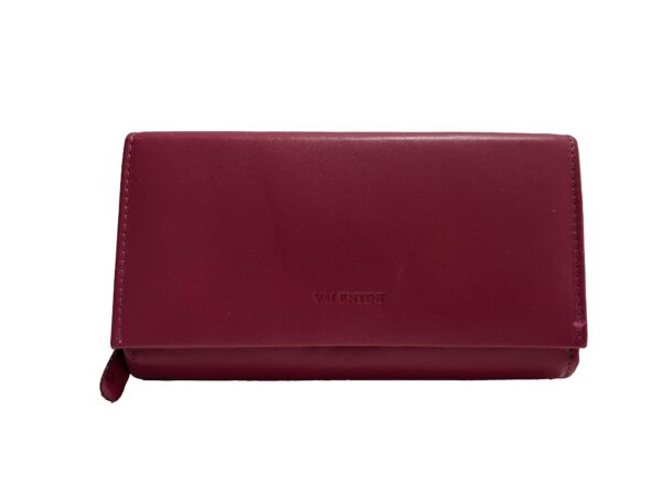 Portafoglio da donna VALENTINI in pelle - Fucsia