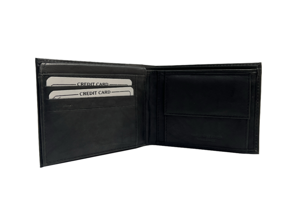 Portafoglio da uomo ZZ 10005 Black - immagine 3