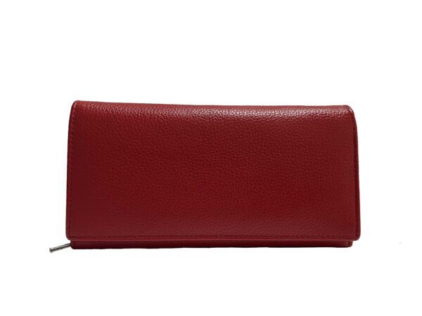 Portafoglio da donna in pelle - Rosso
