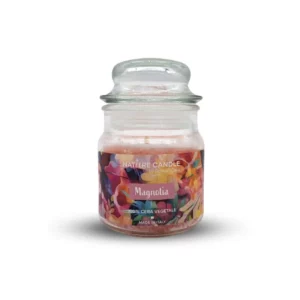Candela Magnolia Giara Vetro - piccola 90 gr.